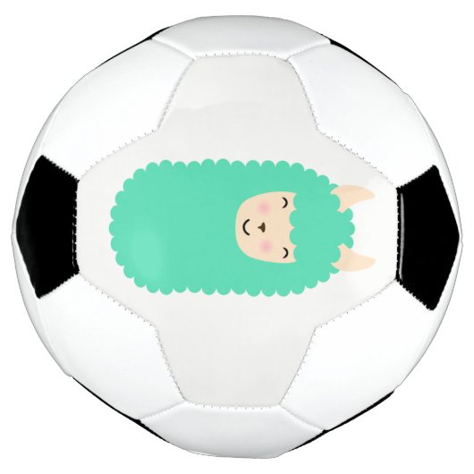 Happy Emoji Llama Voetbal (Gedraaid)