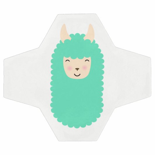 Happy Emoji Llama Voetbal (Enkel)