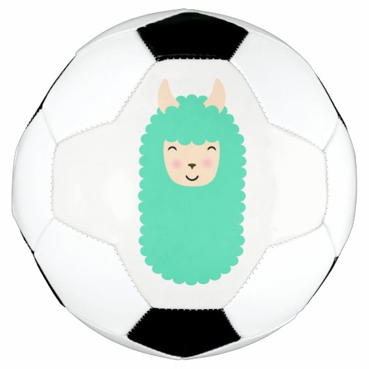 Happy Emoji Llama Voetbal (Voorkant)