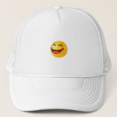 Happy Emoji Trucker Pet (Voorkant)