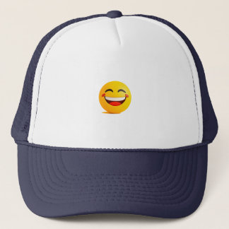 Happy Emoji Trucker Pet