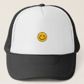 Happy Emoji Trucker Pet (Voorkant)
