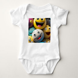 Happy Emojis Party - Baby Bodysuit