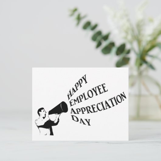 Happy Employee Appreciation Day Briefkaart (Staand voorkant)