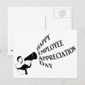 Happy Employee Appreciation Day Briefkaart (Voorkant / Achterkant)