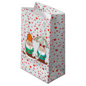 Happy en Grumpy Gnomes Klein Cadeauzakje (Voorkant Gekanteld)