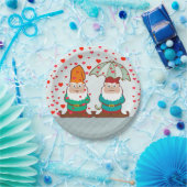 Happy en Grumpy Gnomes Papieren Bordje (Feest)