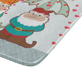 Happy en Grumpy Gnomes Snijplank (Hoek)