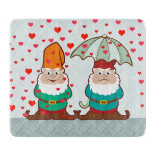 Happy en Grumpy Gnomes Snijplank