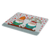 Happy en Grumpy Gnomes Snijplank (Hoek)