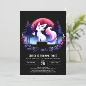 Happy Enchanted Cat Birthday Kaart (Staand voorkant)