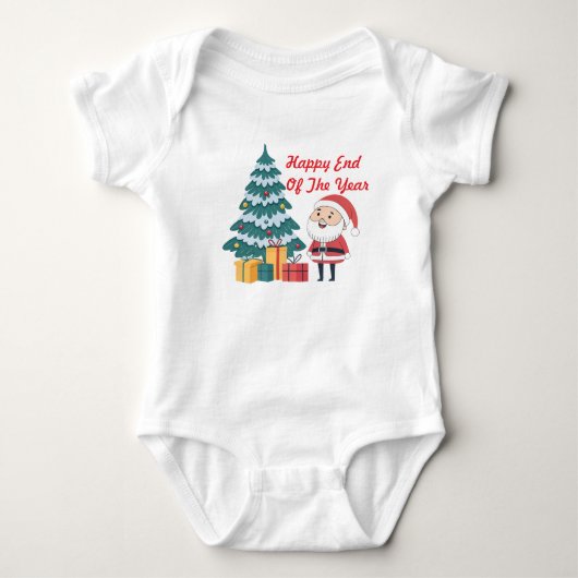 Happy End van het Jaar Baby Bodysuit (Voorkant)