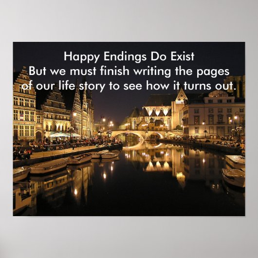 Happy Endings Poster (Voorkant)