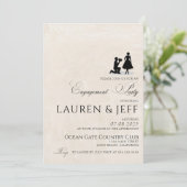 Happy Engagement Party Kaart (Staand voorkant)