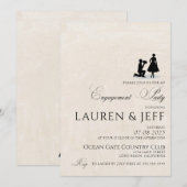 Happy Engagement Party Kaart (Voorkant / Achterkant)