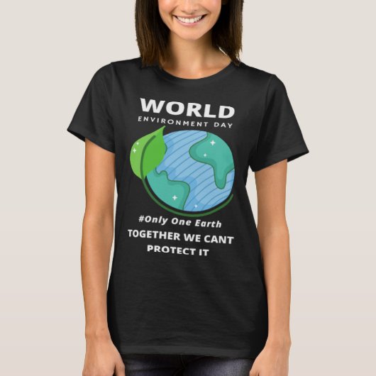 Happy Environment Day Our Planet  35 T-shirt (Voorkant)