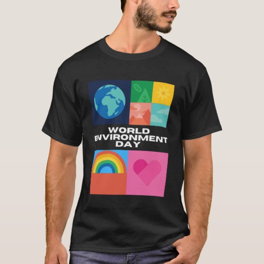 Happy Environment Day Our Planet T-shirt (Voorkant)