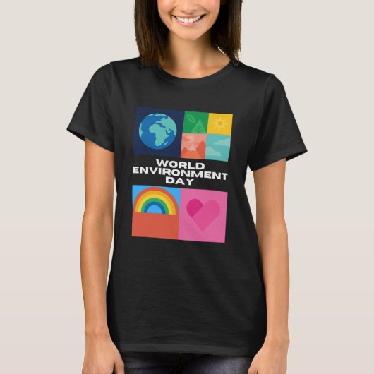 Happy Environment Day Our Planet T-shirt (Voorkant)