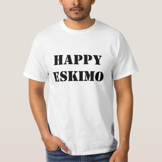 Happy Eskimo T-shirt (Voorkant)
