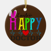 Happy Ester Doctor Holiday Pasterdkool Cool Keramisch Ornament (Voorkant)