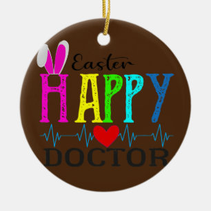 Happy Ester Doctor Holiday Pasterdkool Cool Keramisch Ornament