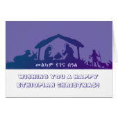 Happy Ethiopian Kerstmis (Voorkant Horizontaal)