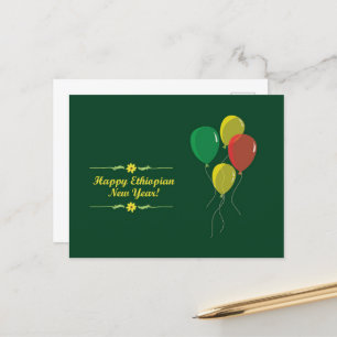 Happy Ethiopian Nieuwjaar Briefkaart