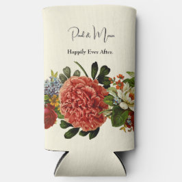 Happy Ever After BOHO retro floral tapestry Seltzer Blikjeskoeler