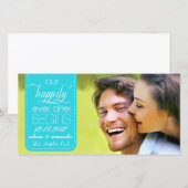 Happy Ever After Chic Save the Date aangekondigd (Voorkant / Achterkant)