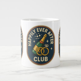 Happy Ever After Club Jumbo Mok – Retro Wedding