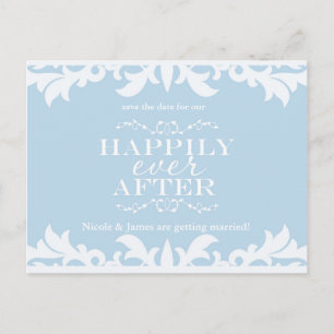 HAPPY EVER AFTER Storybook Save Date Briefkaart