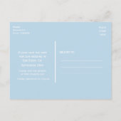 HAPPY EVER AFTER Storybook Save Date Briefkaart (Achterkant)