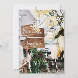 Happy Ever After Wedding Wenskaart Kaart