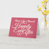 Happy Ever Na aangepaste kaarten (Gele Bloem)