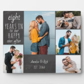 Happy Ever na een Jubileum voor bruiloft foto Fotoplaat (Voorkant)