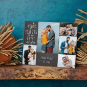 Happy Ever na een Jubileum voor bruiloft foto Fotoplaat (Zijkant)