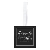 Happy Ever Na Trouwfoto's Collage Custom Decoratie (Voorkant)