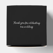 Happy Ever na zwart-wit monografie Bedankdoosjes (Bovenkant)