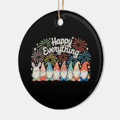 Happy Everything Gnomes All Year Every Holiday Keramisch Ornament (Links)