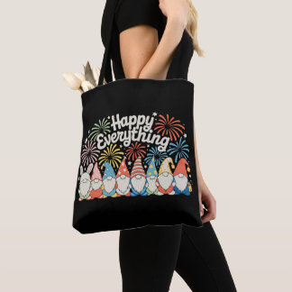 Happy Everything Gnomes All Year Every Holiday Tote Bag