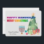 Happy Everything Holiday Greeting Card Feestdagenkaart<br><div class="desc">A foliday card that's perfect for everyone. This interactive card is yours to alter or use as presented. All the objects can be made larger or smaller ( -), bagged to any leasing or removed. You can also pick the background color by clicking on the "background" button on the left...</div>