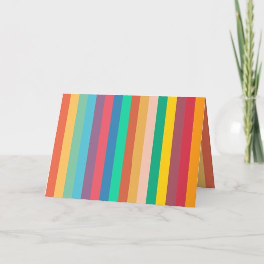 Happy Everything Leuke Retro 60s Foto Kaart (Achterkant)