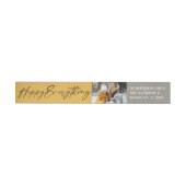 Happy Everything Stijlvol Script Vakantie Adres (Individueel)