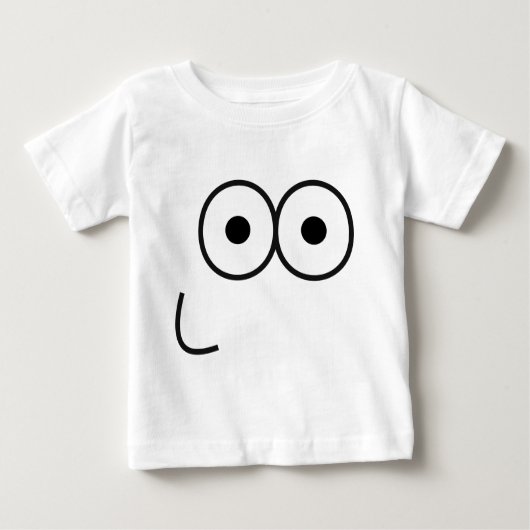 Happy Eyes and Mouth - Baby T-Shirt (Voorkant)