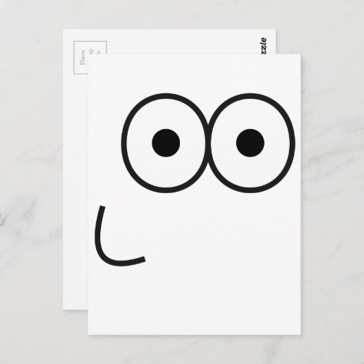 Happy Eyes and Mouth - Briefkaart (Voorkant / Achterkant)