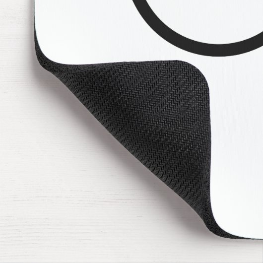 Happy Eyes and Mouth - Mousepad Muismat (Hoek)