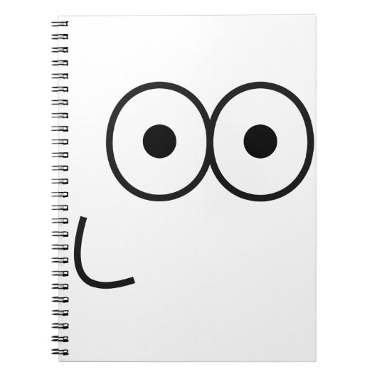 Happy Eyes and Mouth - Notitieboek (Voorkant)