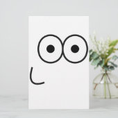 Happy Eyes and Mouth - Paper Briefpapier (Staand voorkant)