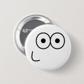Happy Eyes and Mouth - Pinback Button (Voorkant /achterkant)