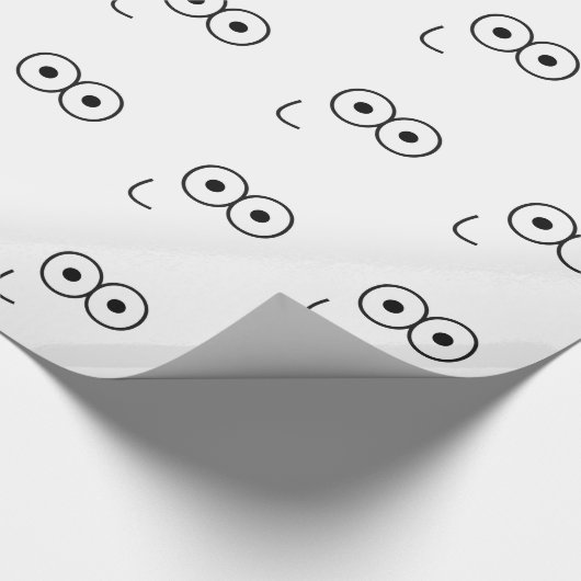 Happy Eyes and Mouth - Verpakkingspapier Cadeaupapier (Hoek)